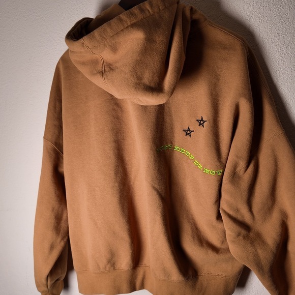 Obey Cosmic Love Hoodie Urban Outfitters Size Medium Embroidered Streetwear - Picture 6 of 9